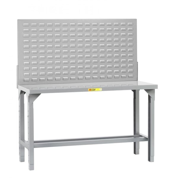 Welded Workbenches, 4000 lbs. Cap, 36" x 72", Adj Height Pegboard